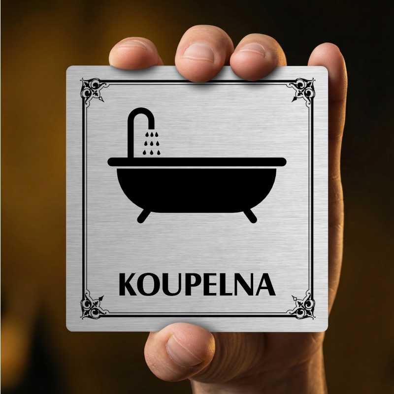 Koupelna, 118x118mm, zlatá, Nevada